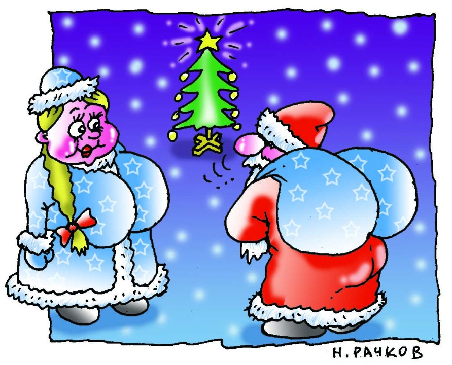 На праздничном маскараде брюнетка садится на хуй Деда Мороза и сосет снеговику